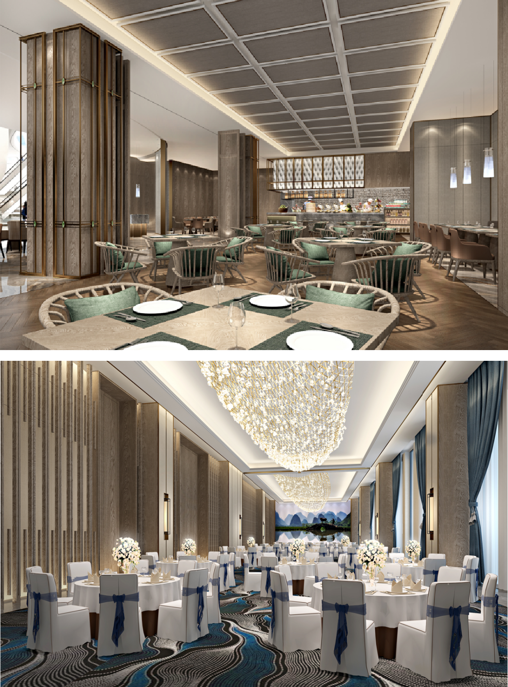 广西桂林凯利酒店(五星级酒店) - 经典工程 - CHARMMADE-呈美建筑装饰集团-广西呈美建筑装饰集团有限公司